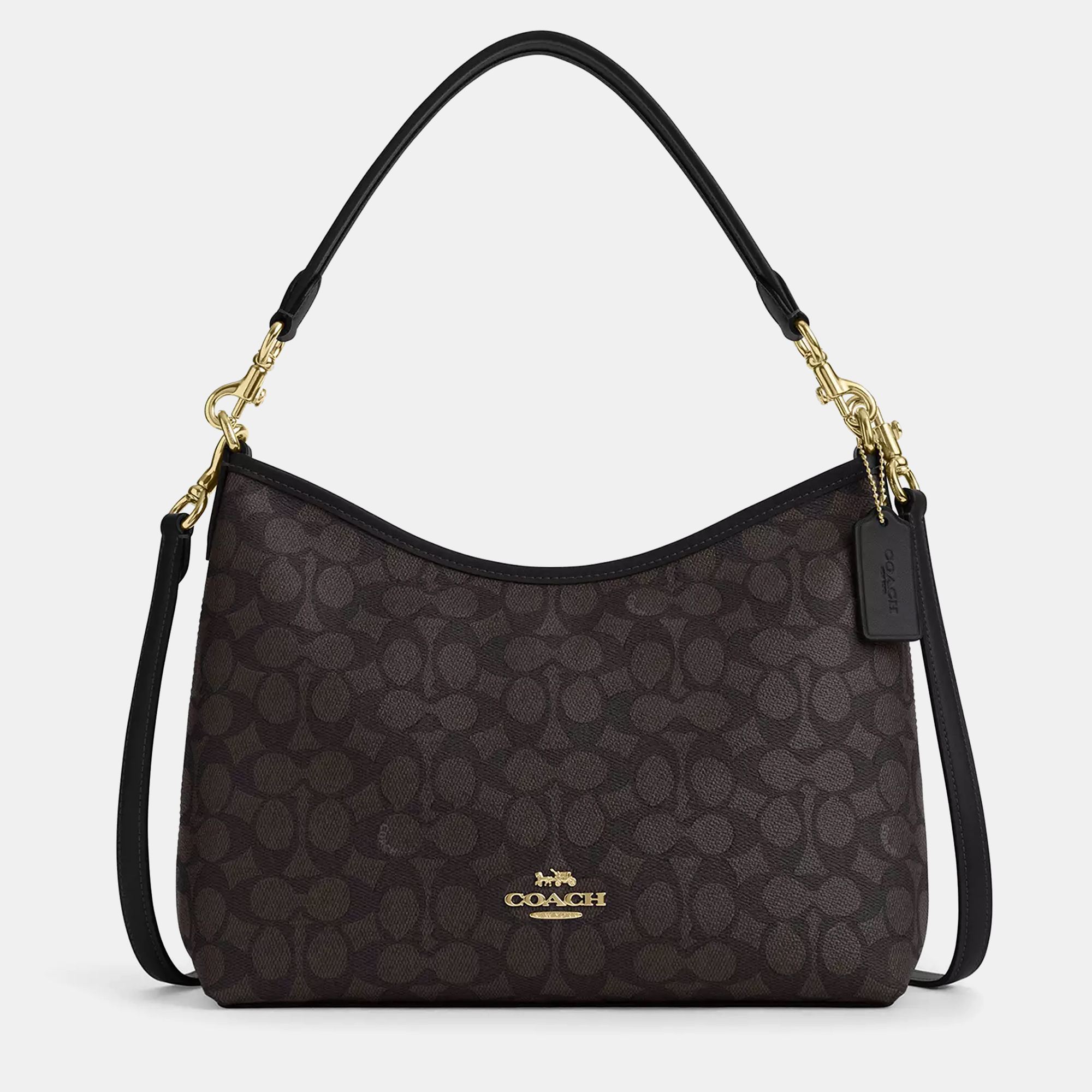 Pre-owned Coach Laurel Signature Canvas Brown Monogram Handbag