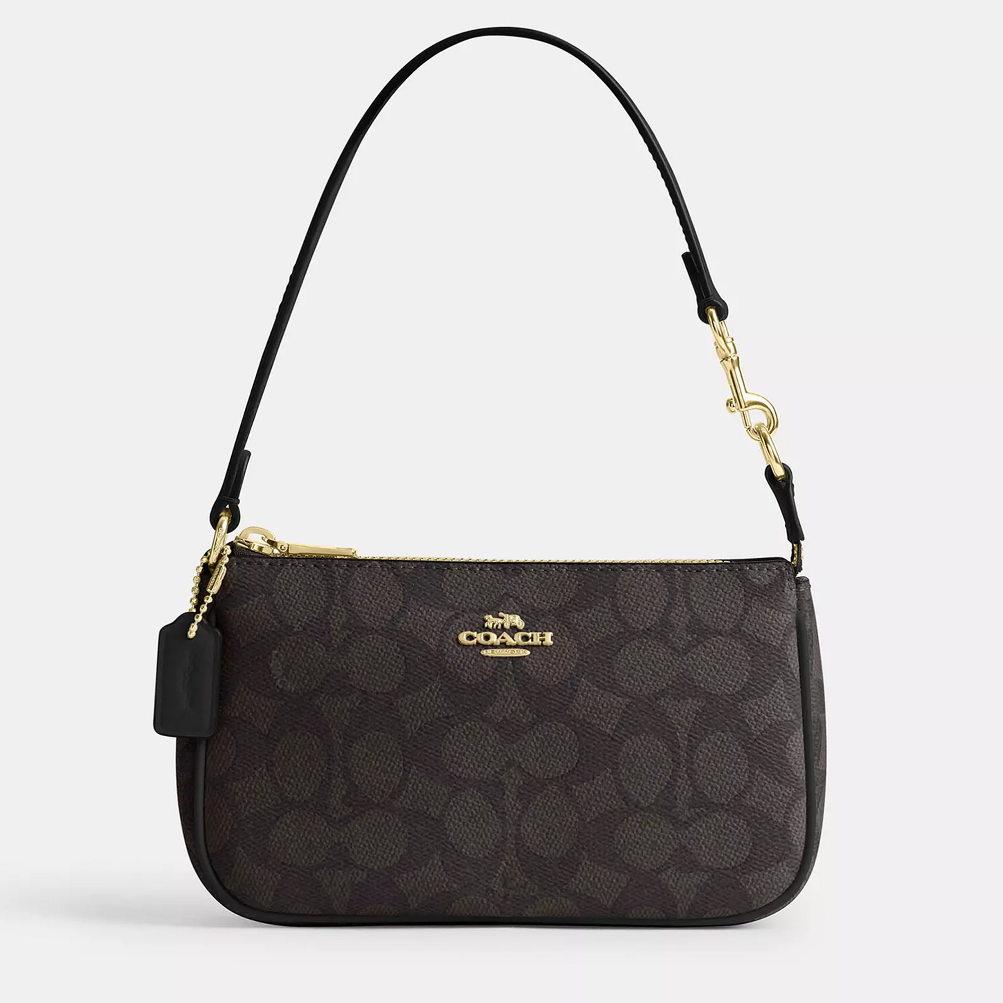 

Coach Nolita 19 Black Signature Canvas Handbag