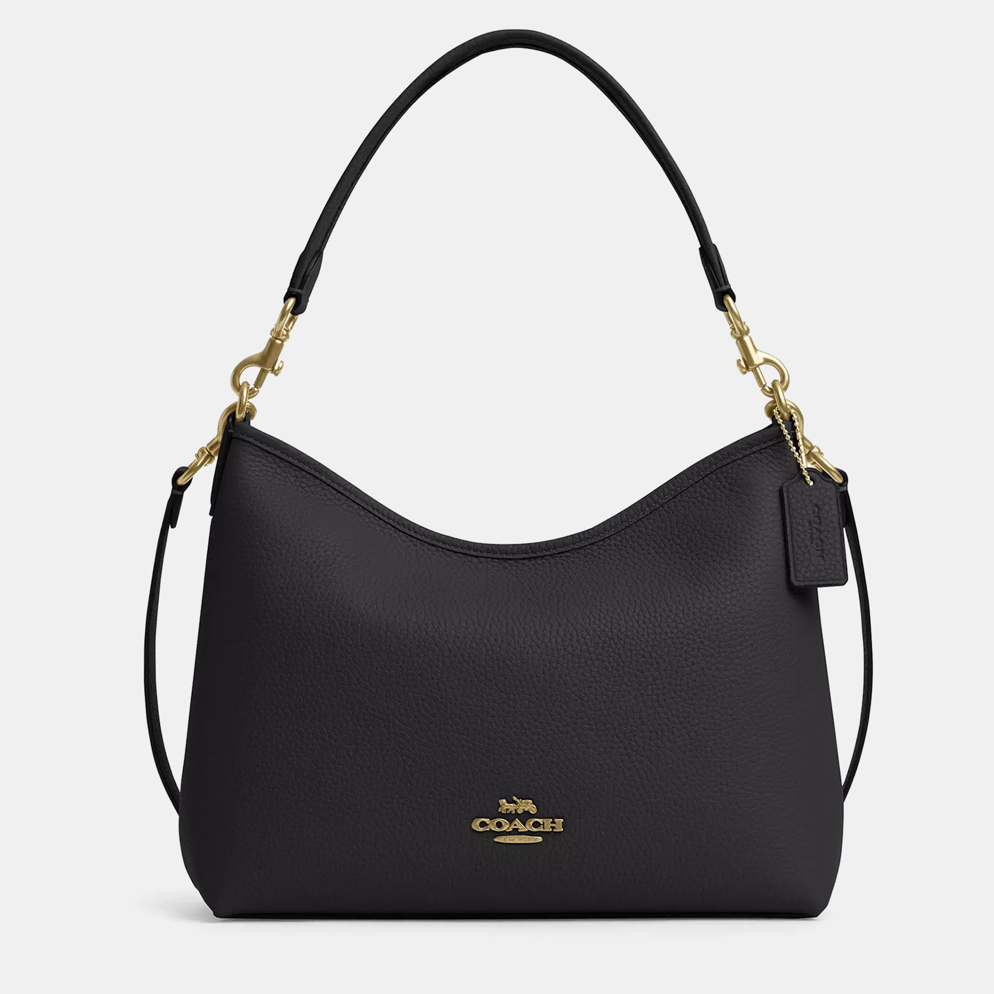 Pre-owned Coach Laurel Signature Canvas Black Handbag