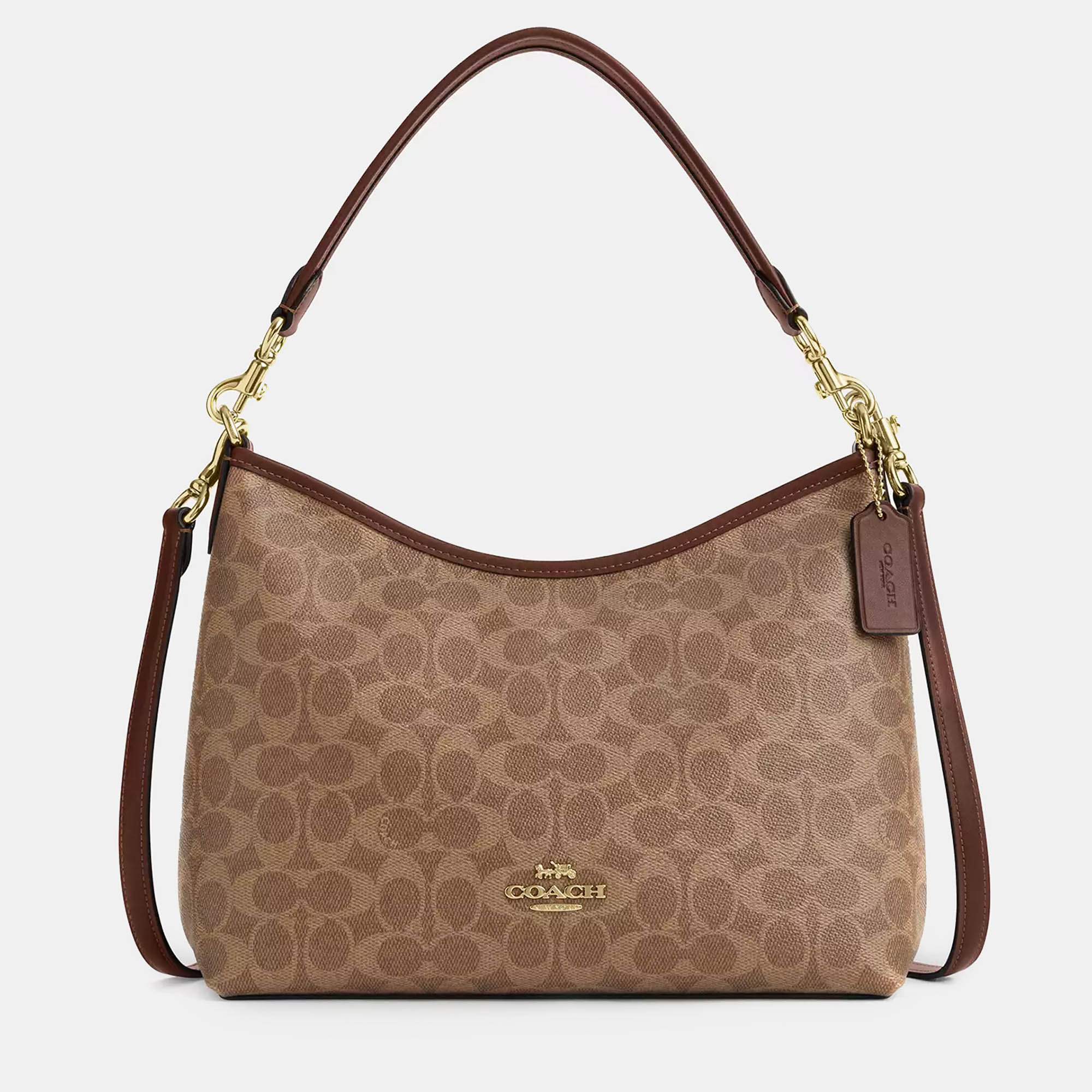 

Coach Laurel Signature Canvas Tan/Brown Handbag