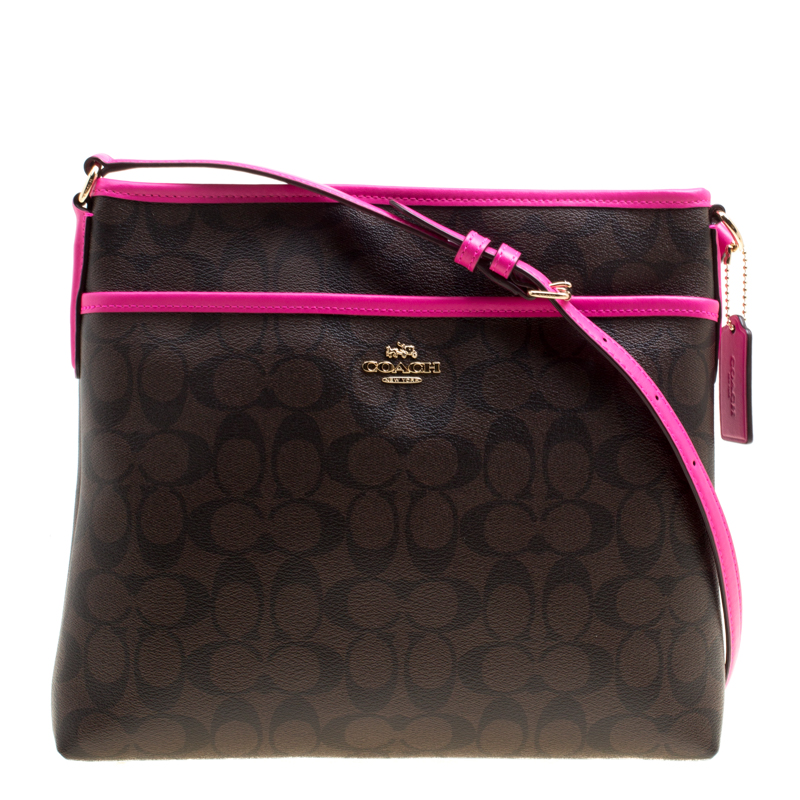 fuchsia coach purse