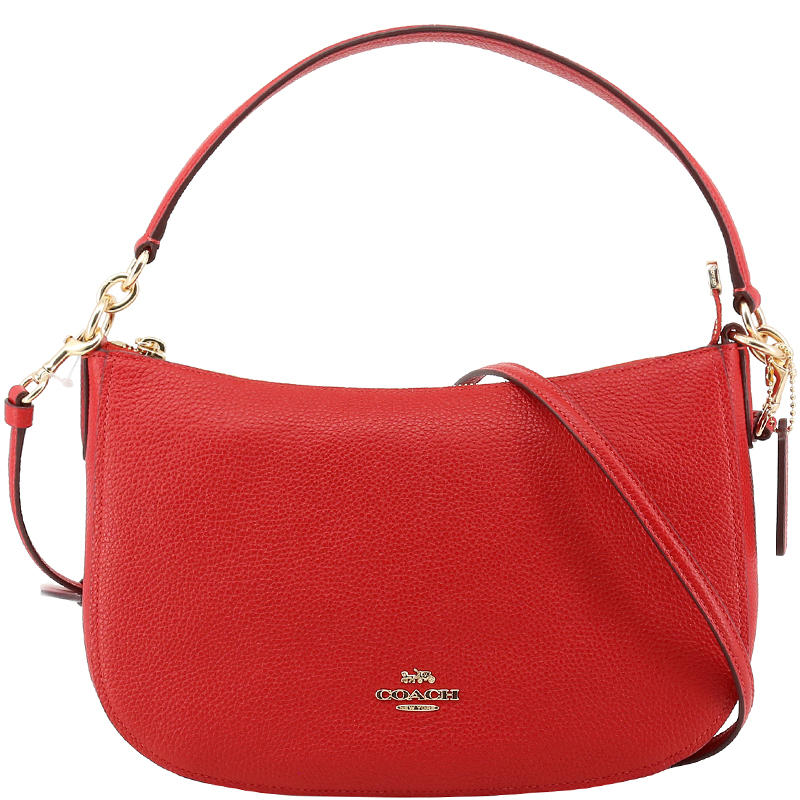 coach red crossbody bag