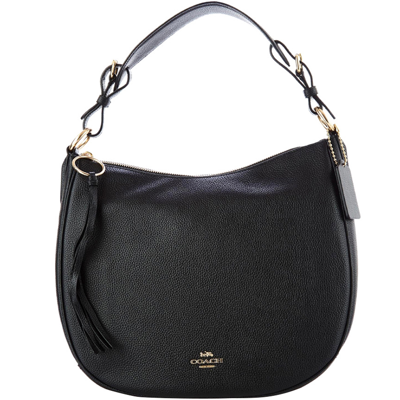 

Coach Black Leather Sutton Hobo