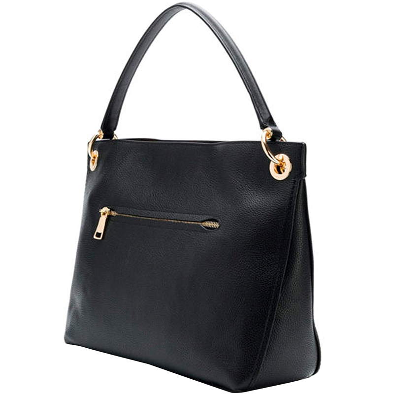 

Coach Black Pebbled Leather Clarkson Hobo