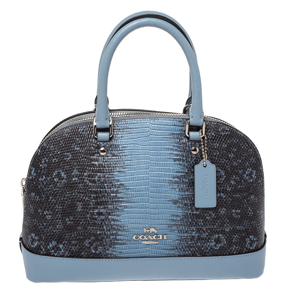 coach mini sierra embossed