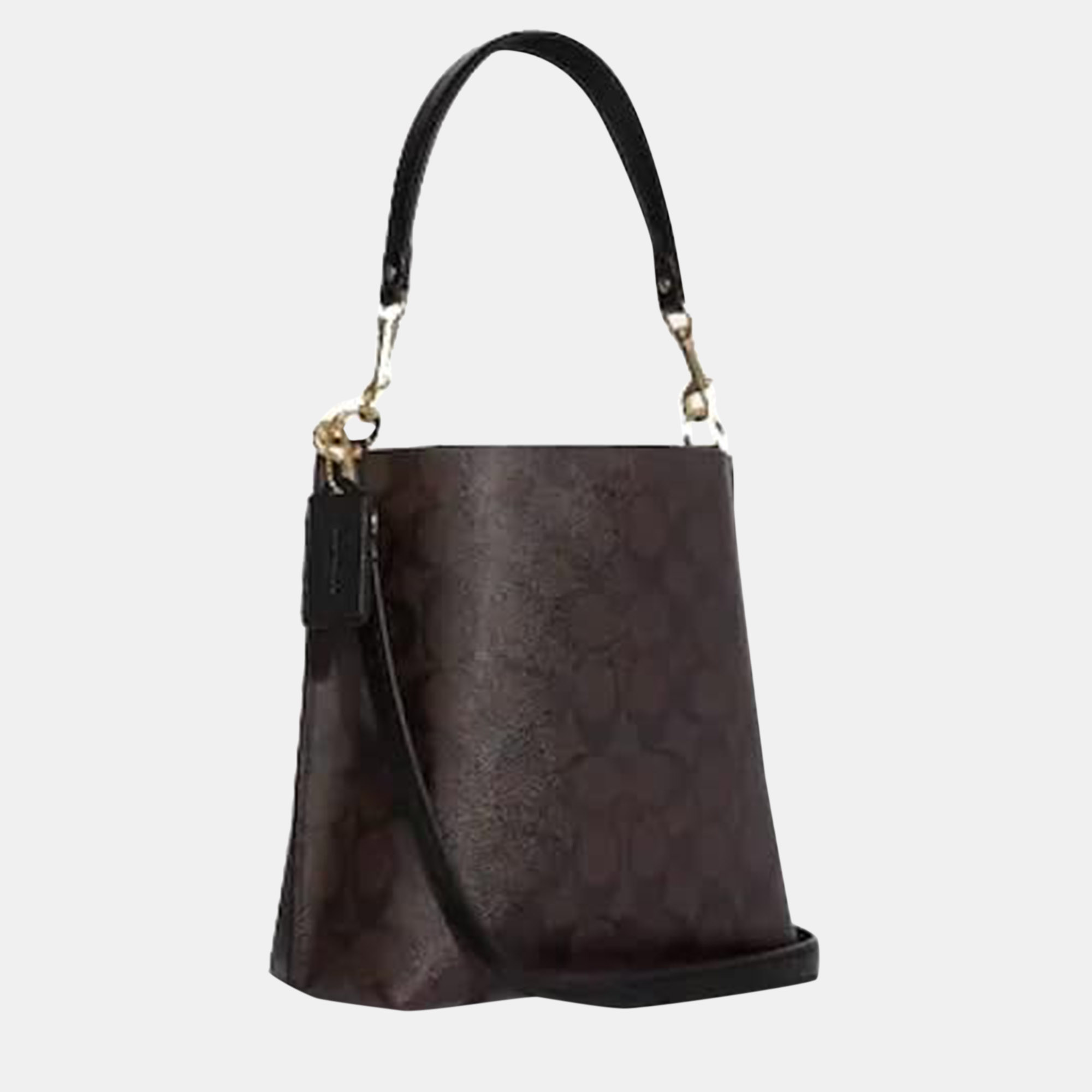 

Coach Black Canvas Bucket Bag