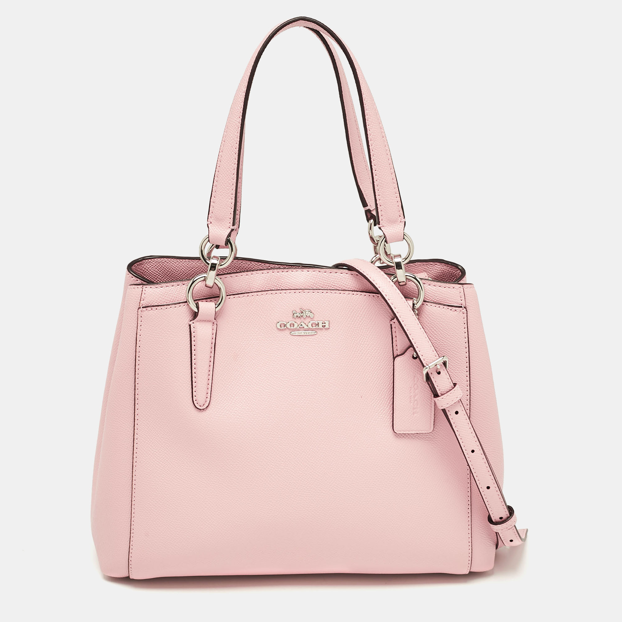 

Coach Pink Leather Minetta Tote