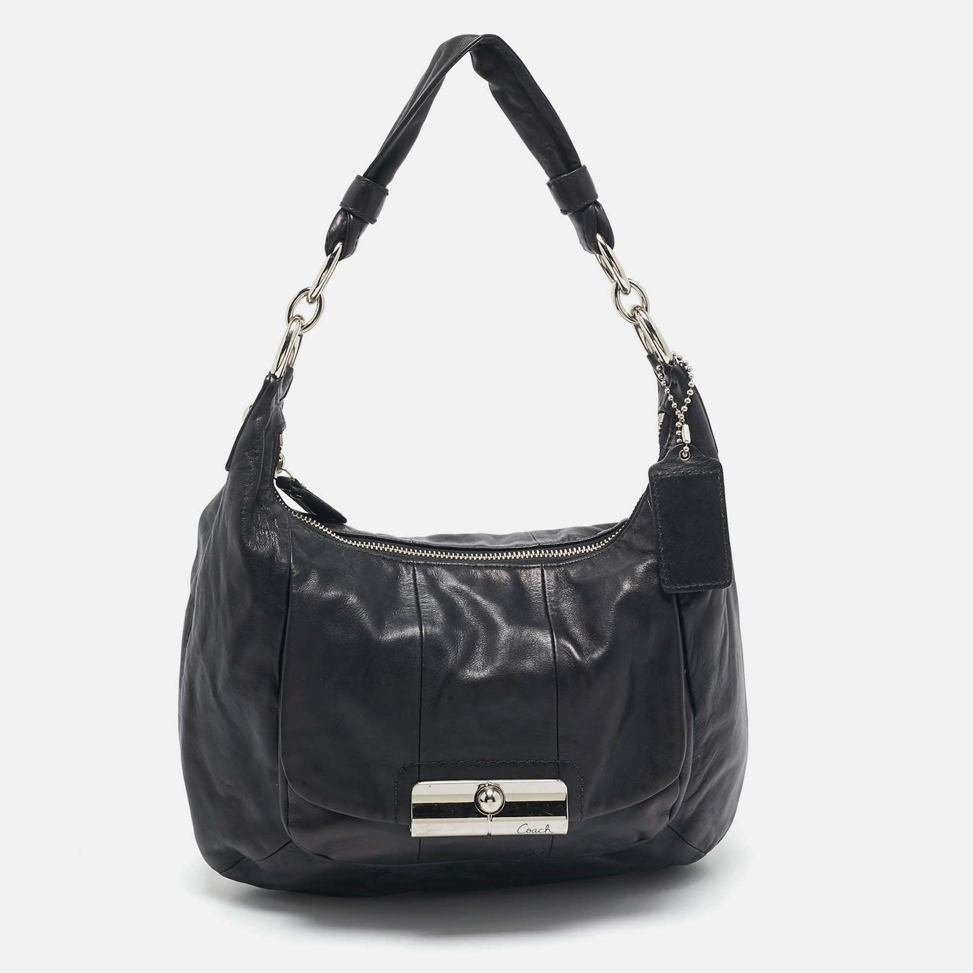 

Coach Black Leather Kristin Hobo