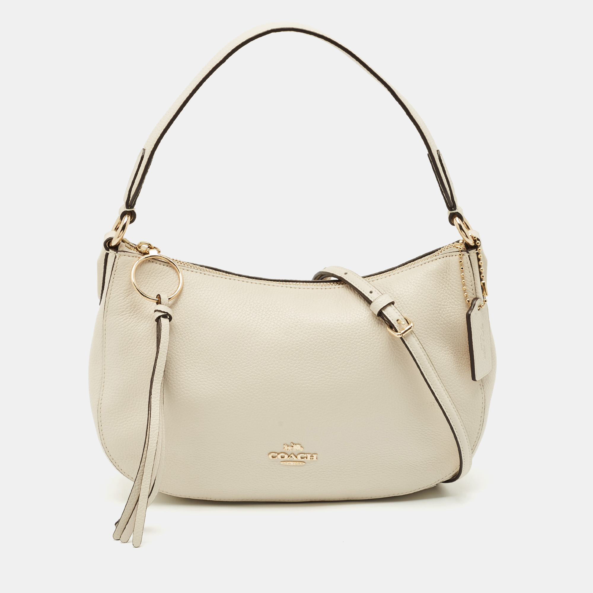 

Coach Chalk White Leather Sutton Crossbody Bag