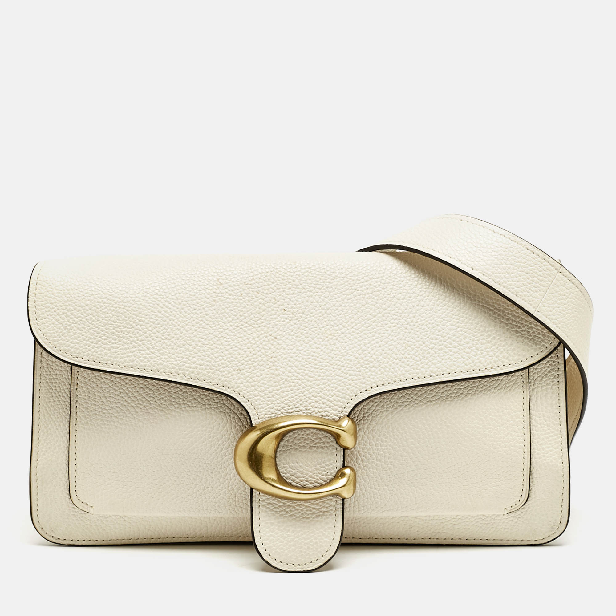 

Coach Off White Leather Tabby 26 Shoulder Bag
