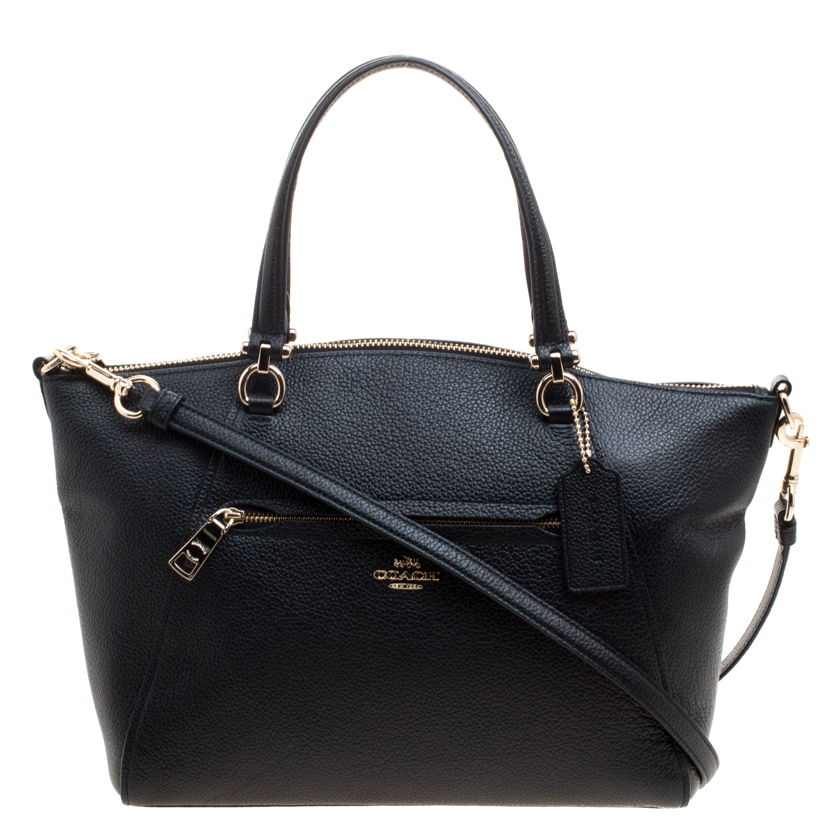 Coach Black Leather Taylor Tote