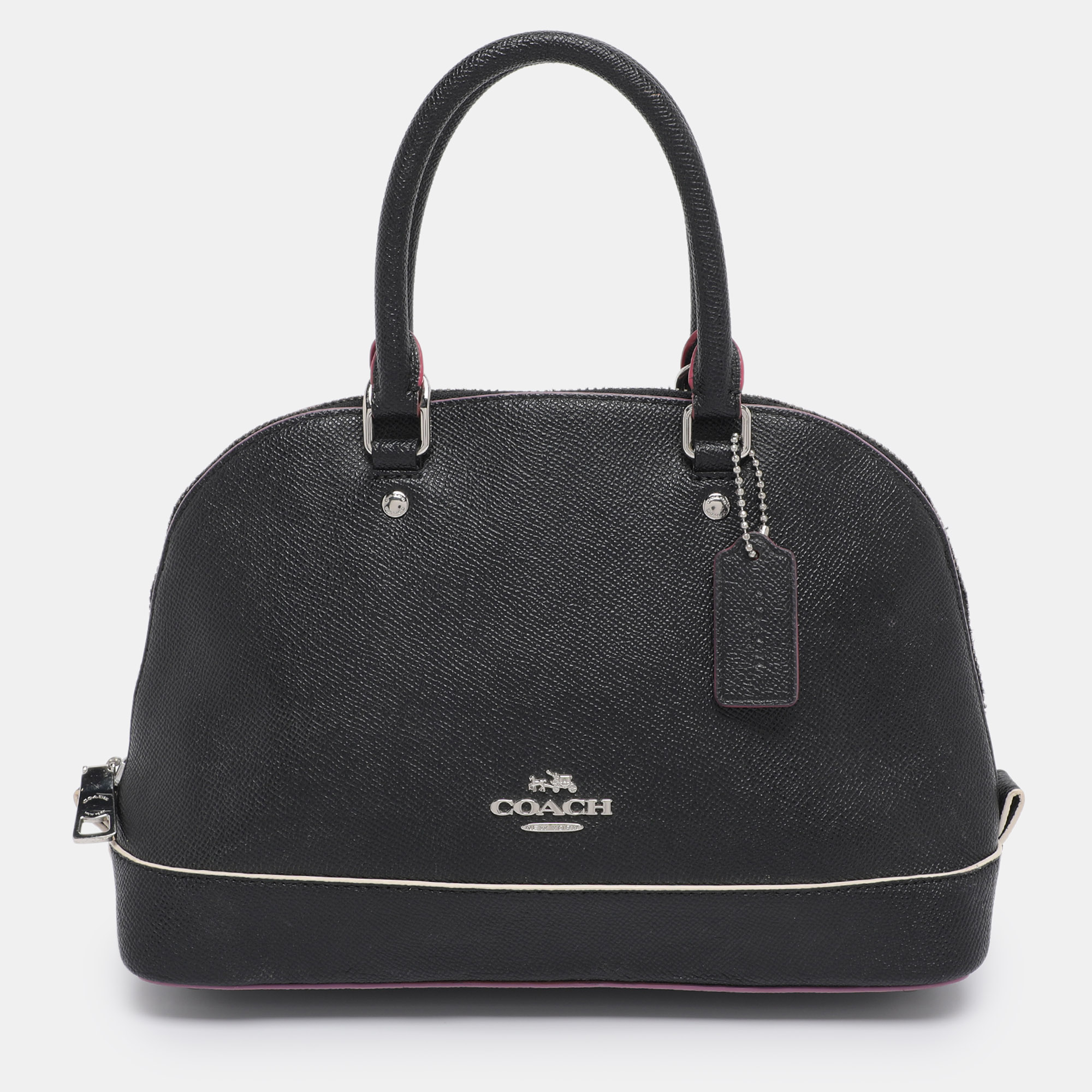 

Coach Black Leather Mini Sierra Satchel