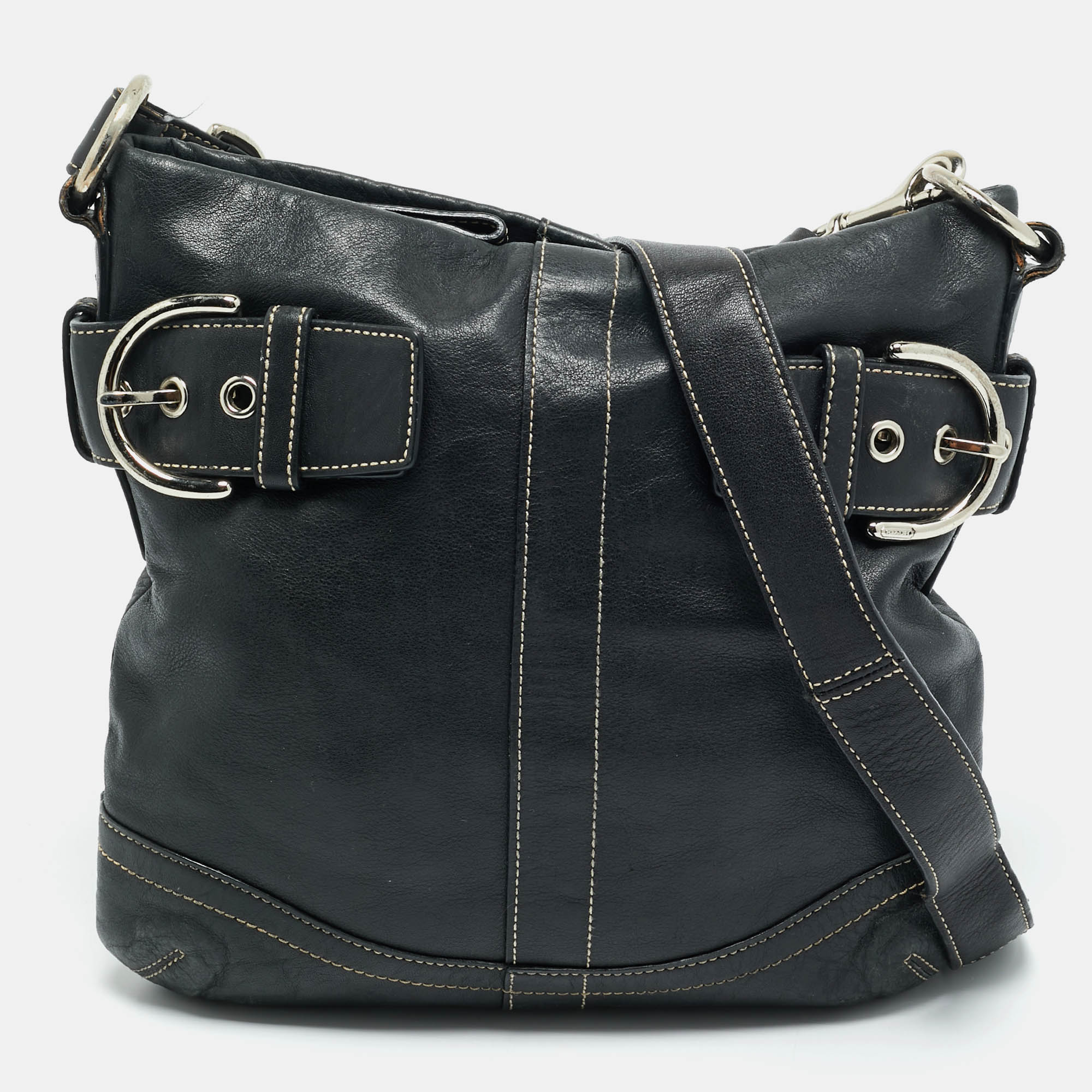 

Coach Soho Black Leather Crossbody Bag