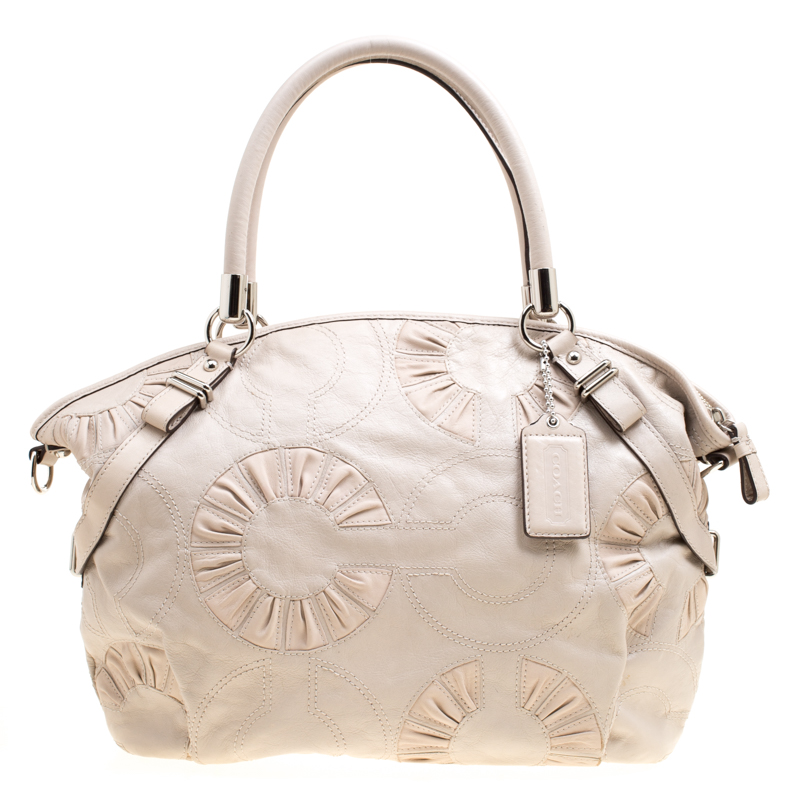 coach beige tote