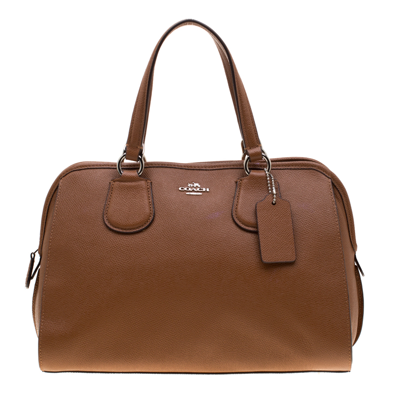 Pre Owned Coach Brown Leather Nolita Satchel