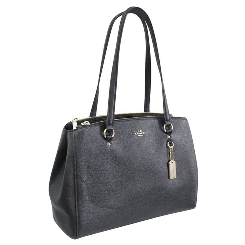 

Coach Black Leather Tote Bag