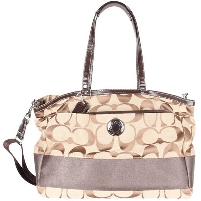 Coach Brown Signature Canvas Satchel Bag Coach | TLC