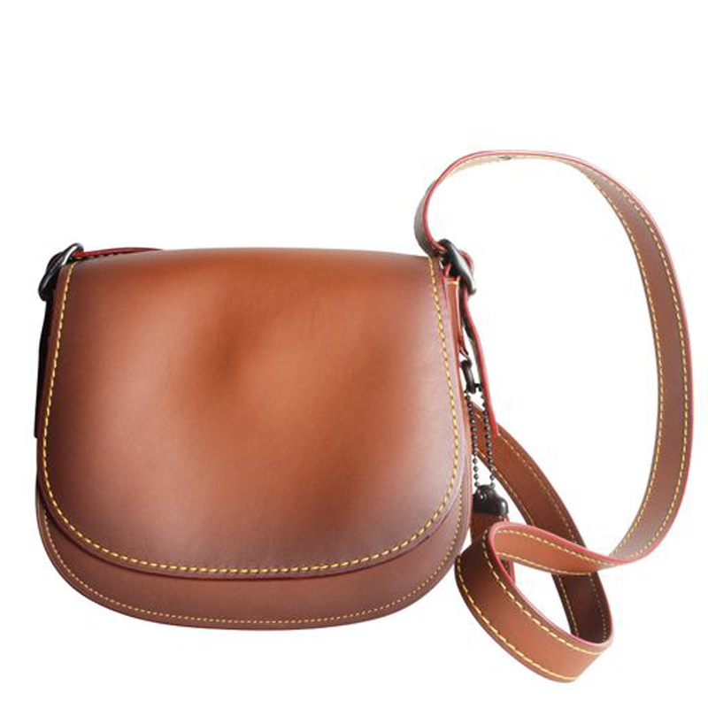 coach brown leather crossbody