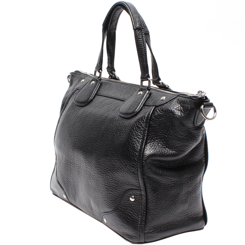 

Coach Black Leather Everyday Bag