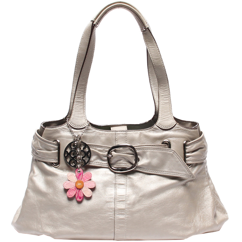 coach grey tote