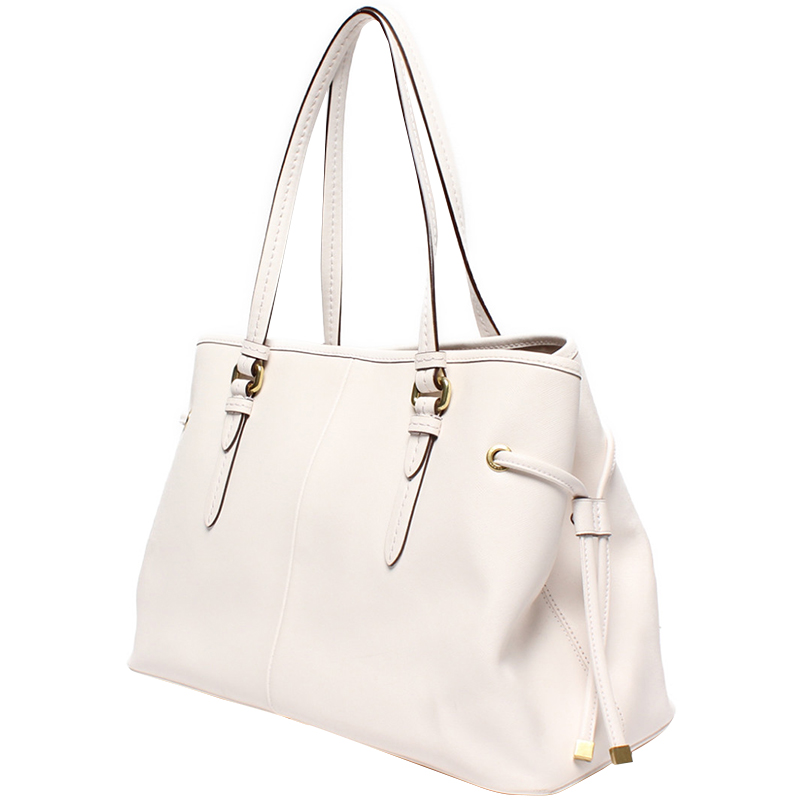 

Coach White Leather Tote Bag