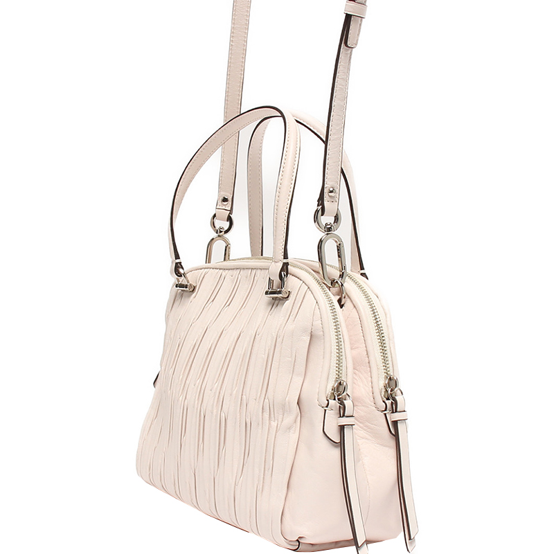 

Coach Pink Gathered Leather Shoulder Bag