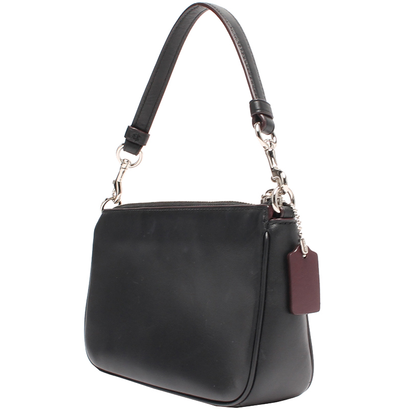 

Coach Black Leather Clutch Bag