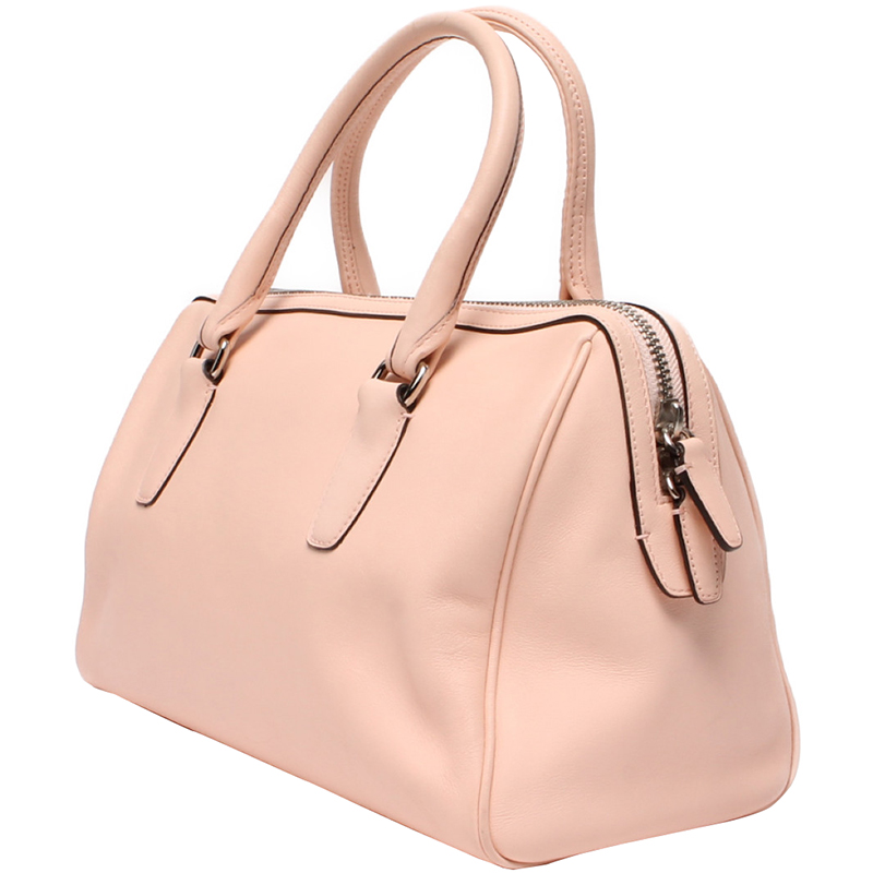 

Coach Light Pink Leather Legacy Haley Satchel Bag