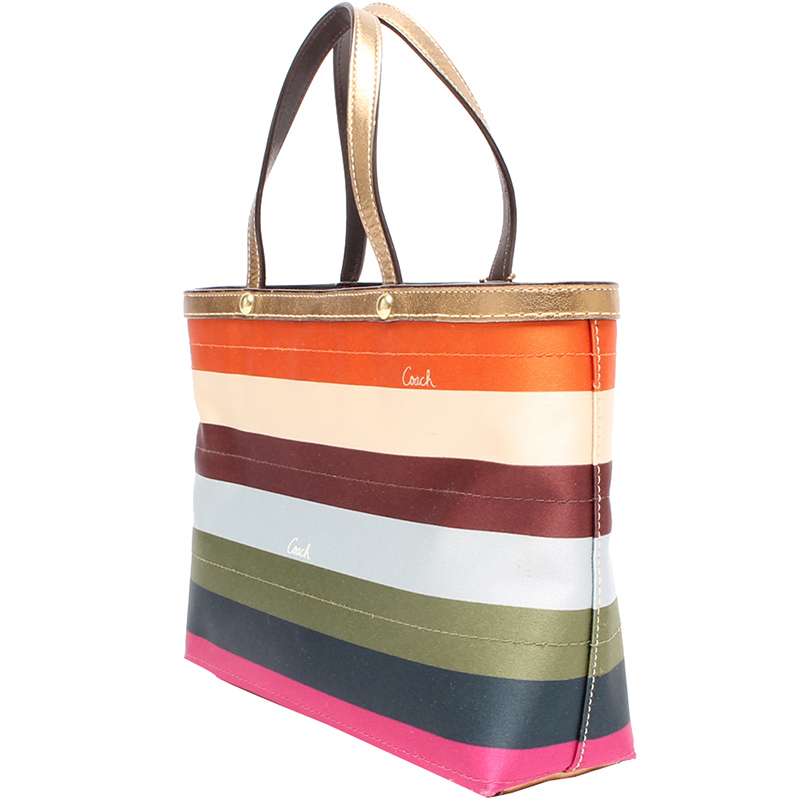 

Coach Multicolor Leather Tote Bag