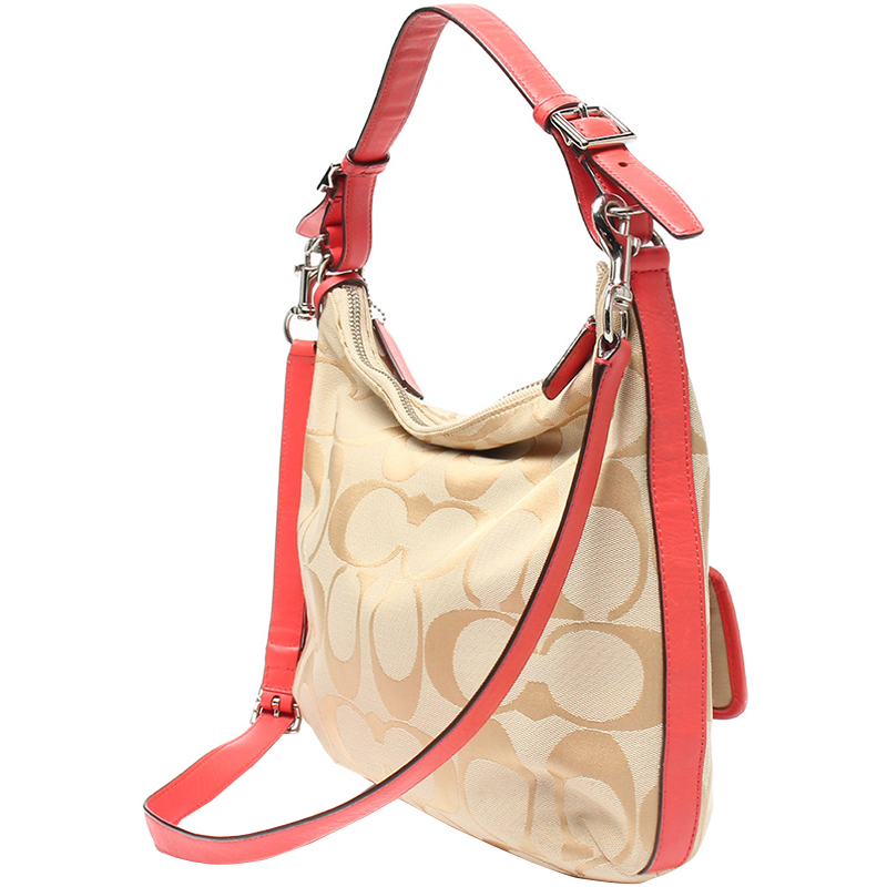 

Coach Two Tone Signature Canvas Shoulder Bag, Multicolor