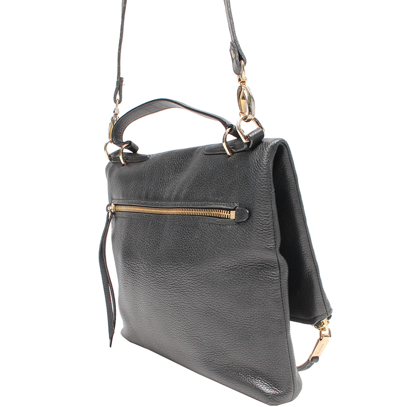 

Coach Black Leather Shoulder Bag