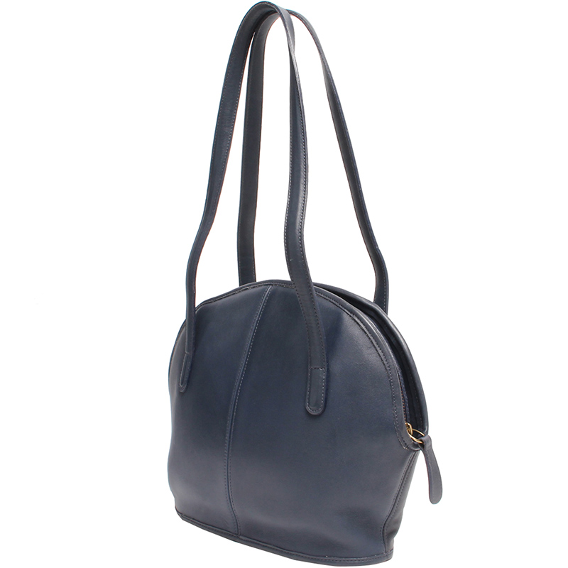 

Coach Black Leather Satchel Bag