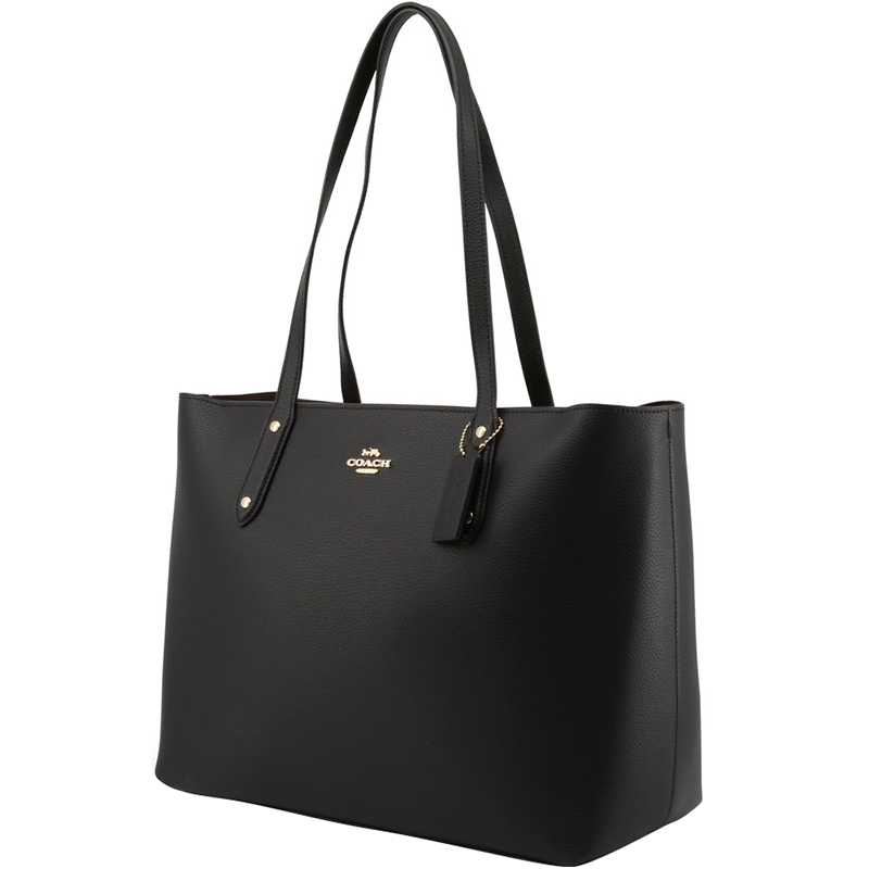 coach black tote