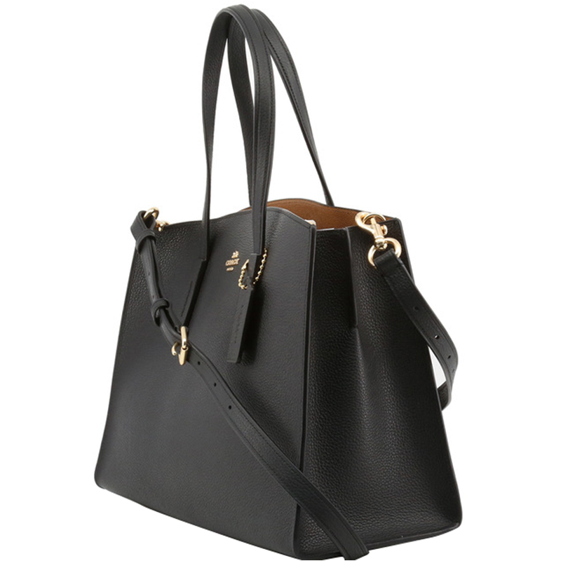 

Coach Black Leather Shoulder Bag