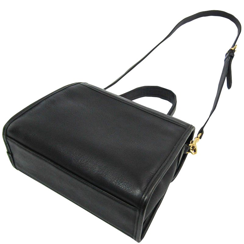 

Coach Black Leather Satchel