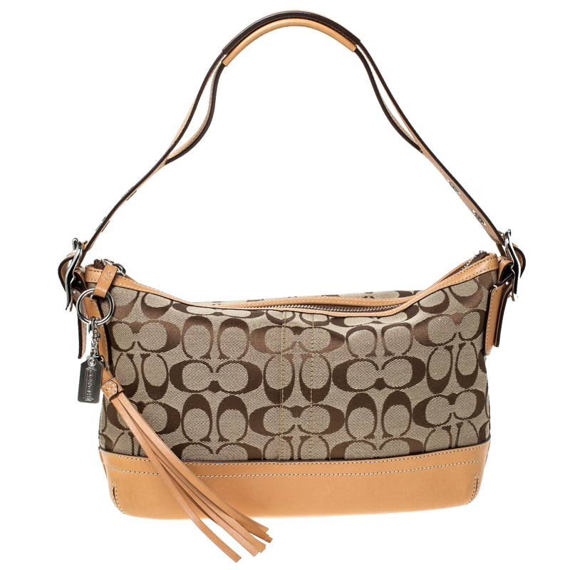 tan tassel bag