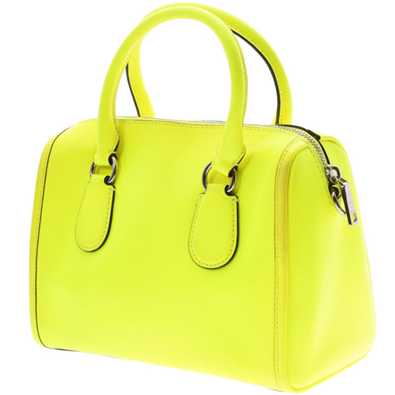 

Coach Yellow Neon Coated Canvas Everyday Bag