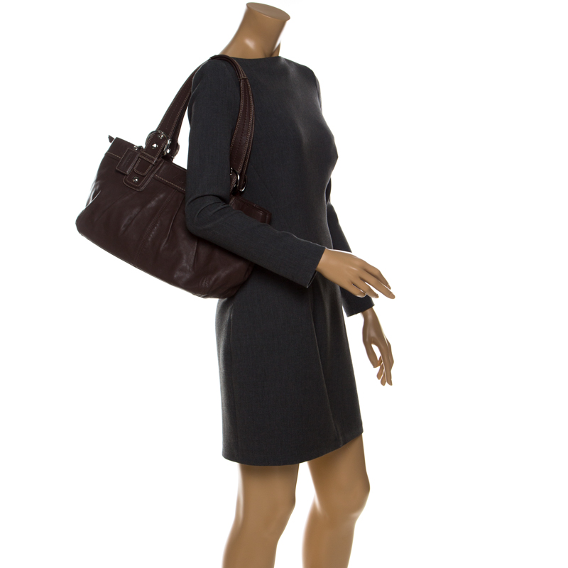 

Coach Brown Leather Soho Tote