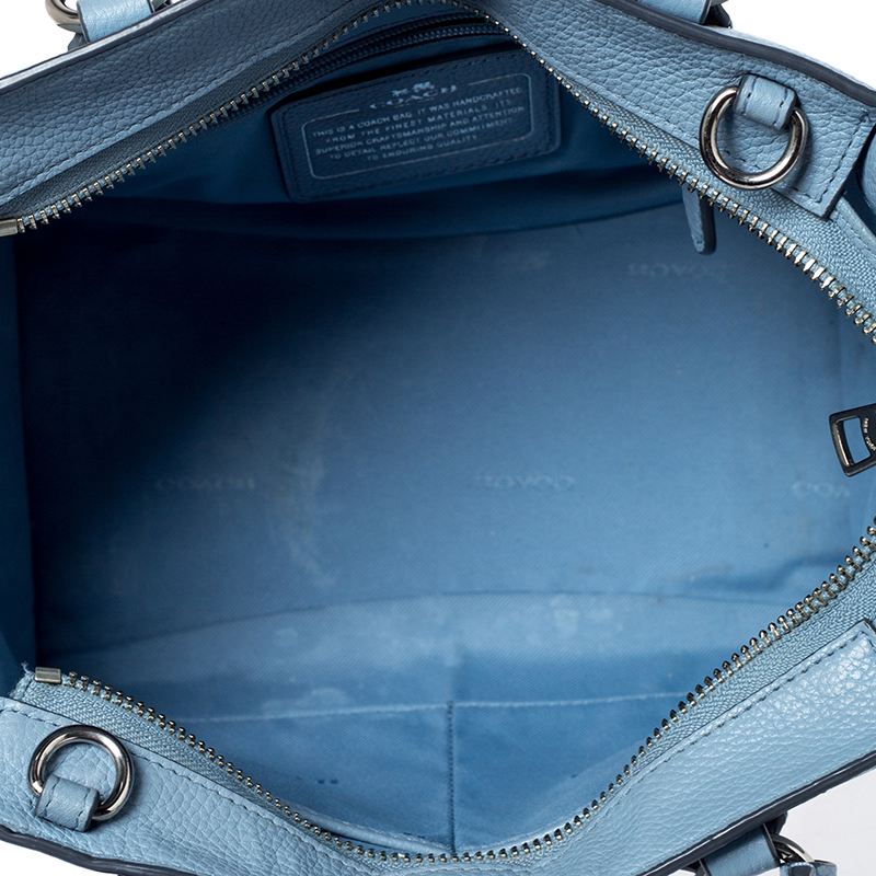 Coach baby blue online purse