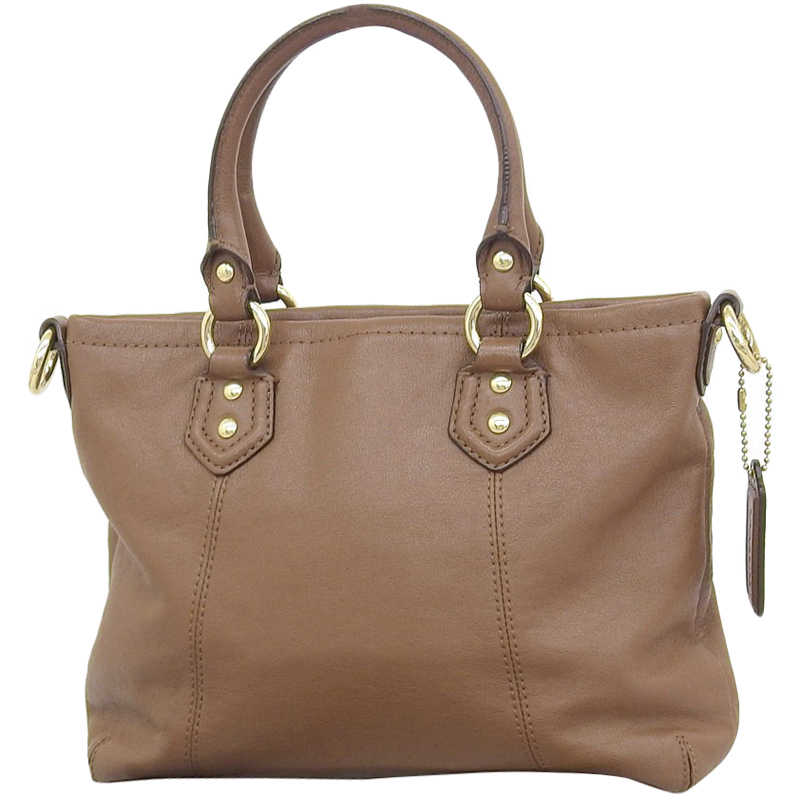 

Coach Brown Leather Ashley Tote