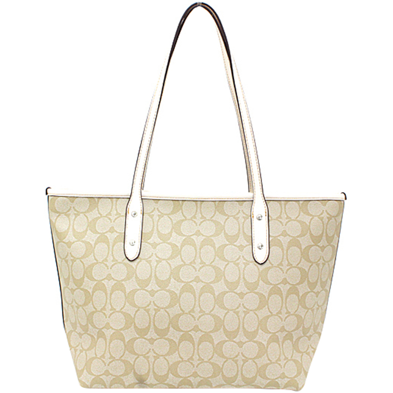 

Coach Beige Signature PVC Disney Minnie Mouse Tote