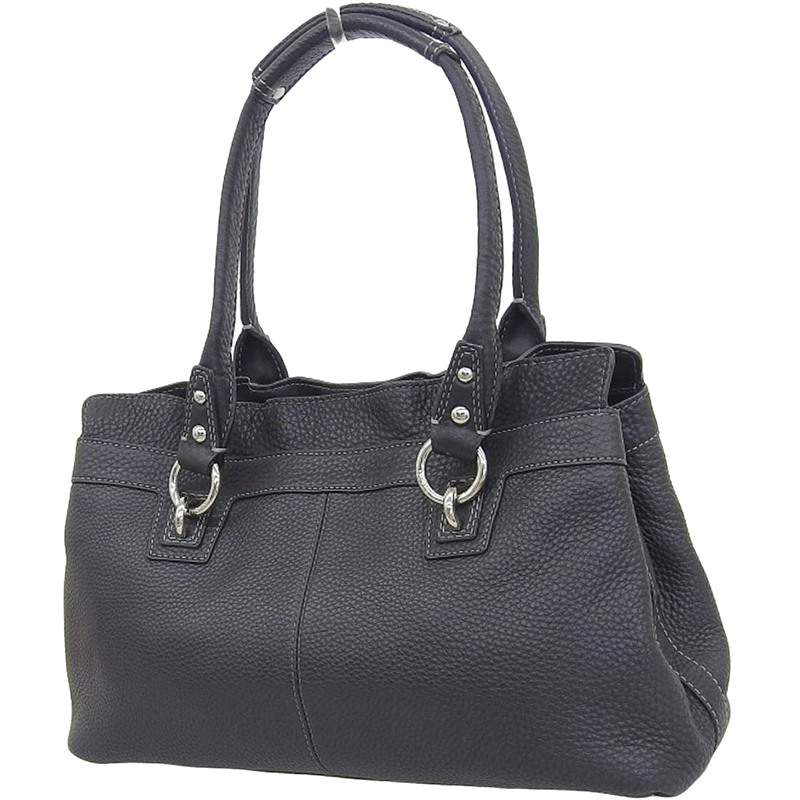 

Coach Black Leather Penelope Tote