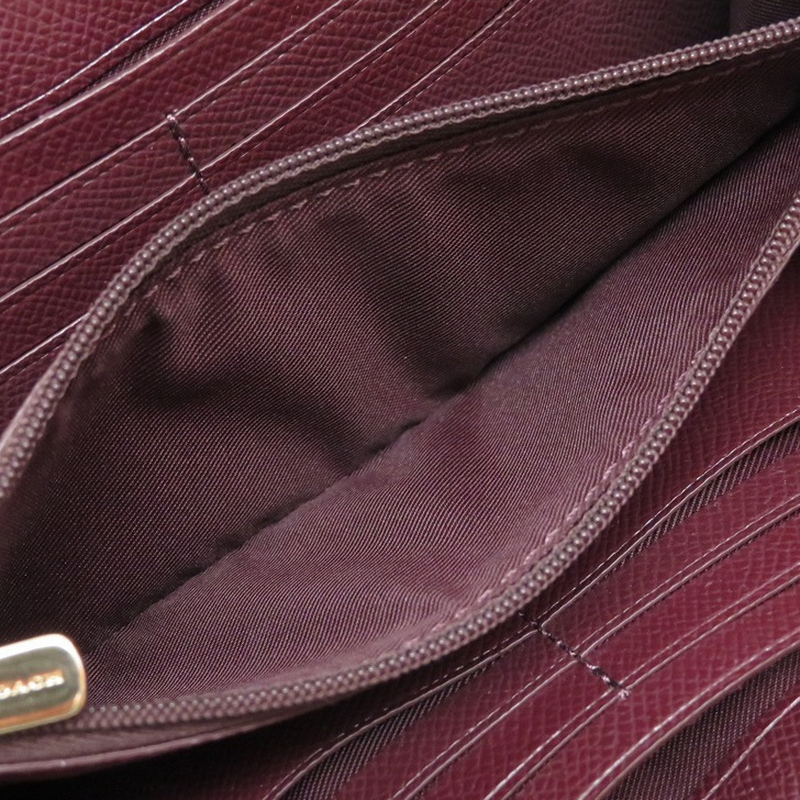 

Coach Pink Leather Accordian Zip Around Wallet