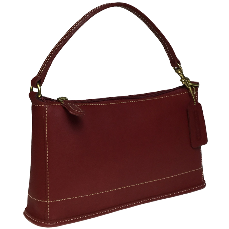 

Coach Red Leather Bleeker Bag