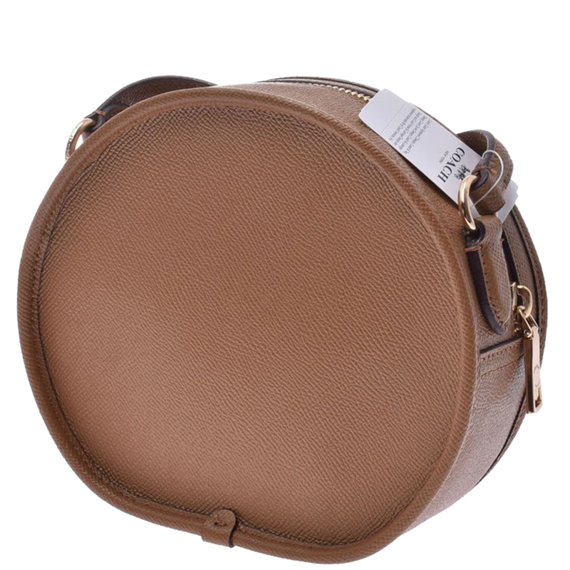 

Coach Beige Leather Canteen Crossbody Bag