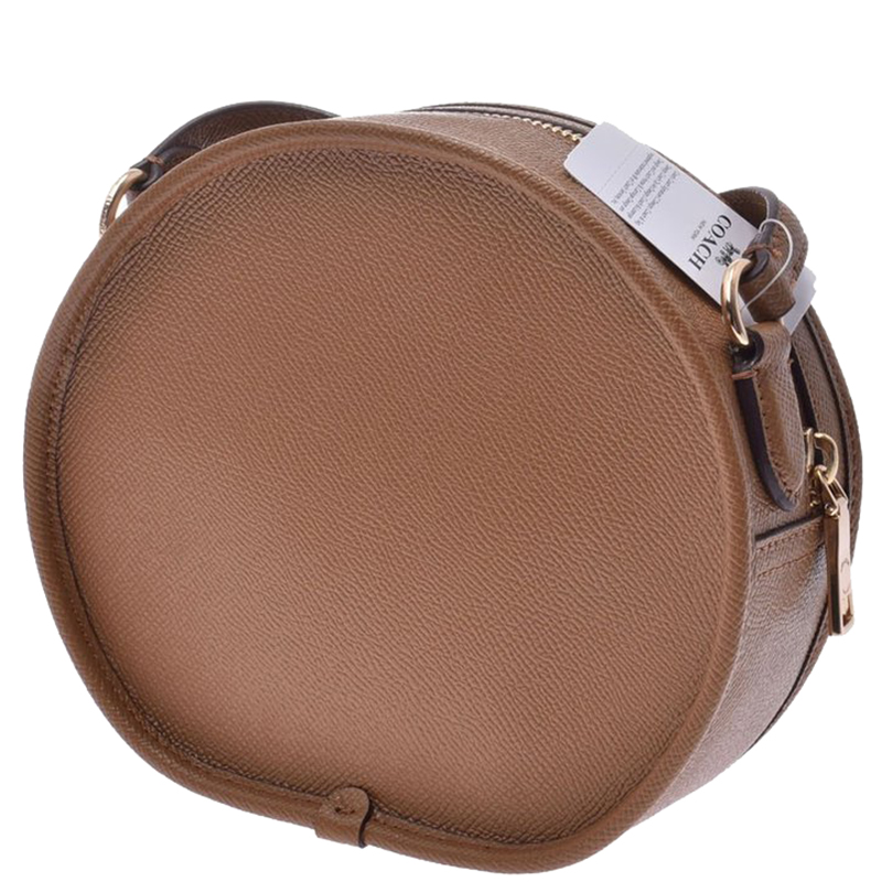 

Coach Beige Leather Canteen Crossbody Bag