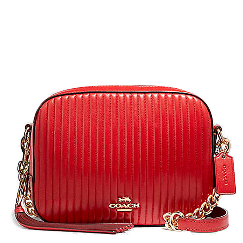 

Coach Red Leather Crossbody Bag