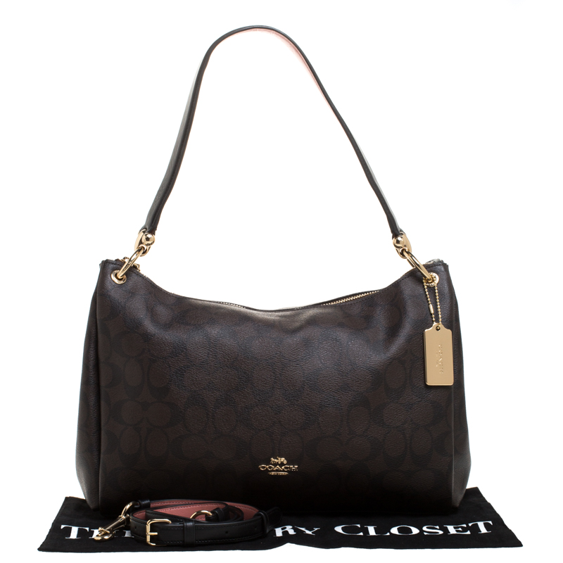 coach signature mia shoulder bag