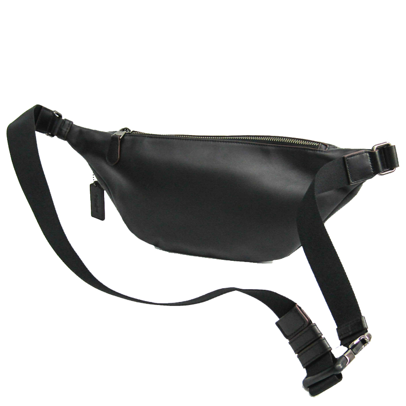 

Coach Khaki/Black Camo PVC And Leather Belt Bag