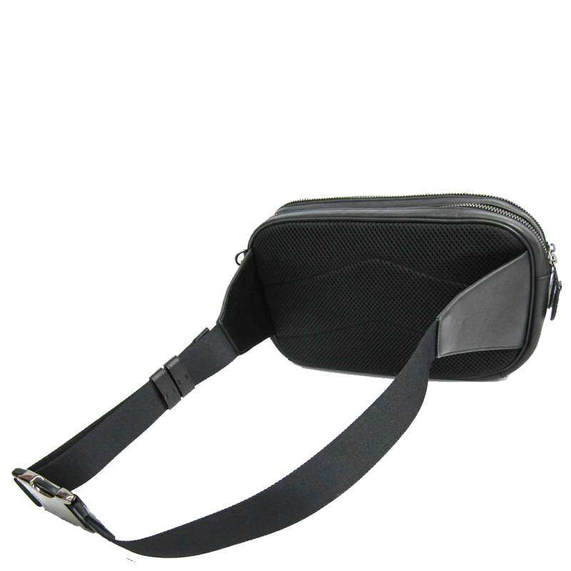 

Coach Black Leather Graham Utility Belt Bag